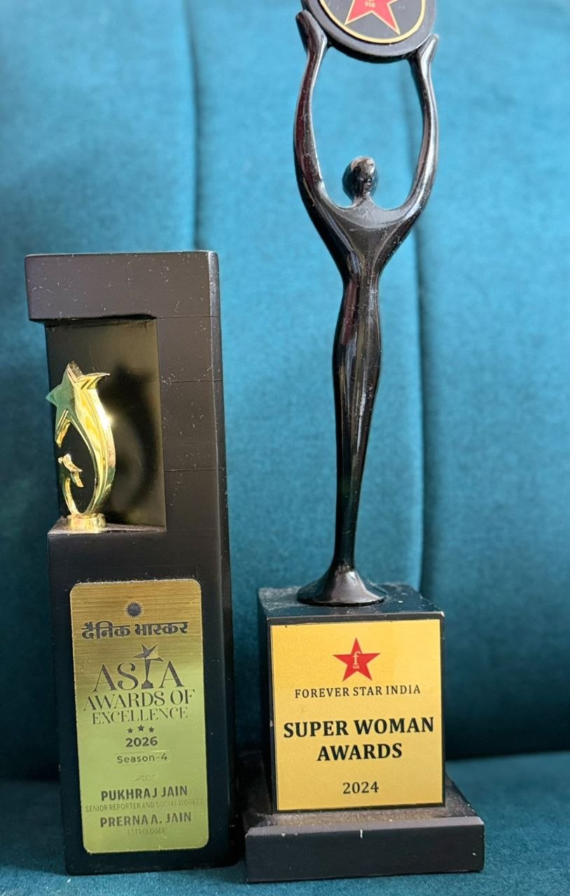Recognition award presented to Prerna A Jain