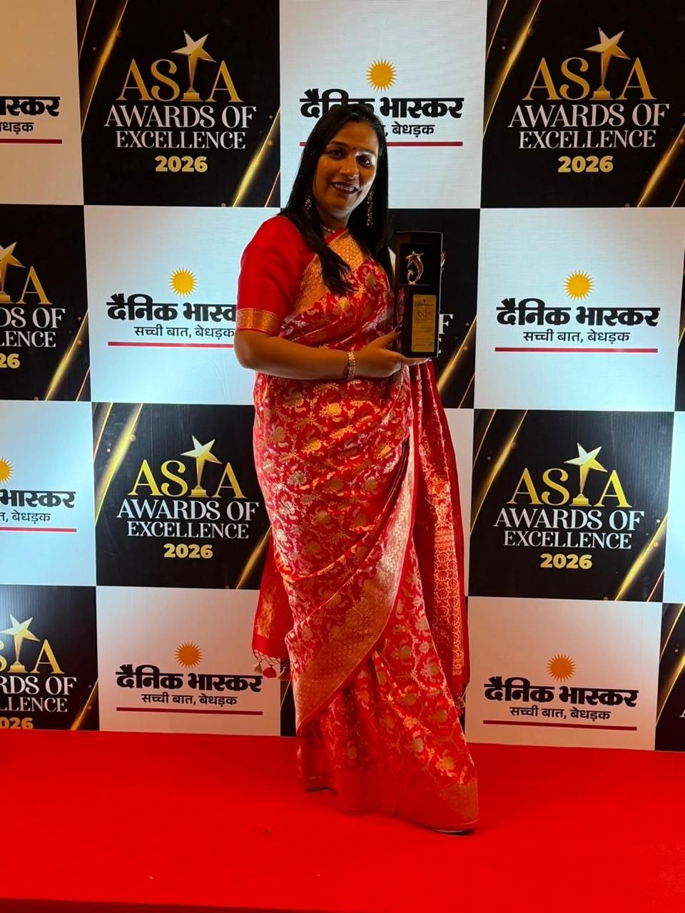 Honour award presented to Prerna A Jain