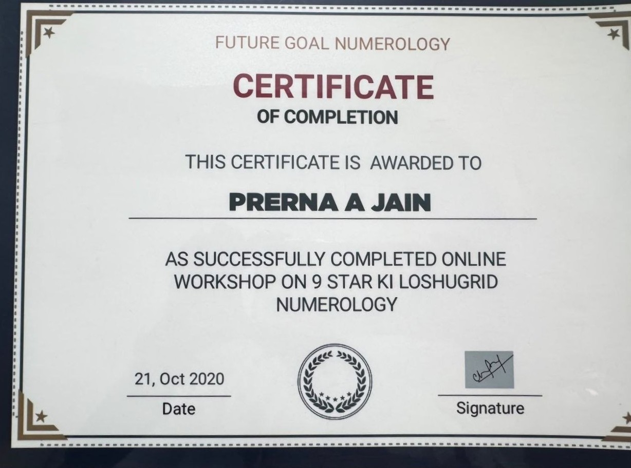 Certificate of Merit