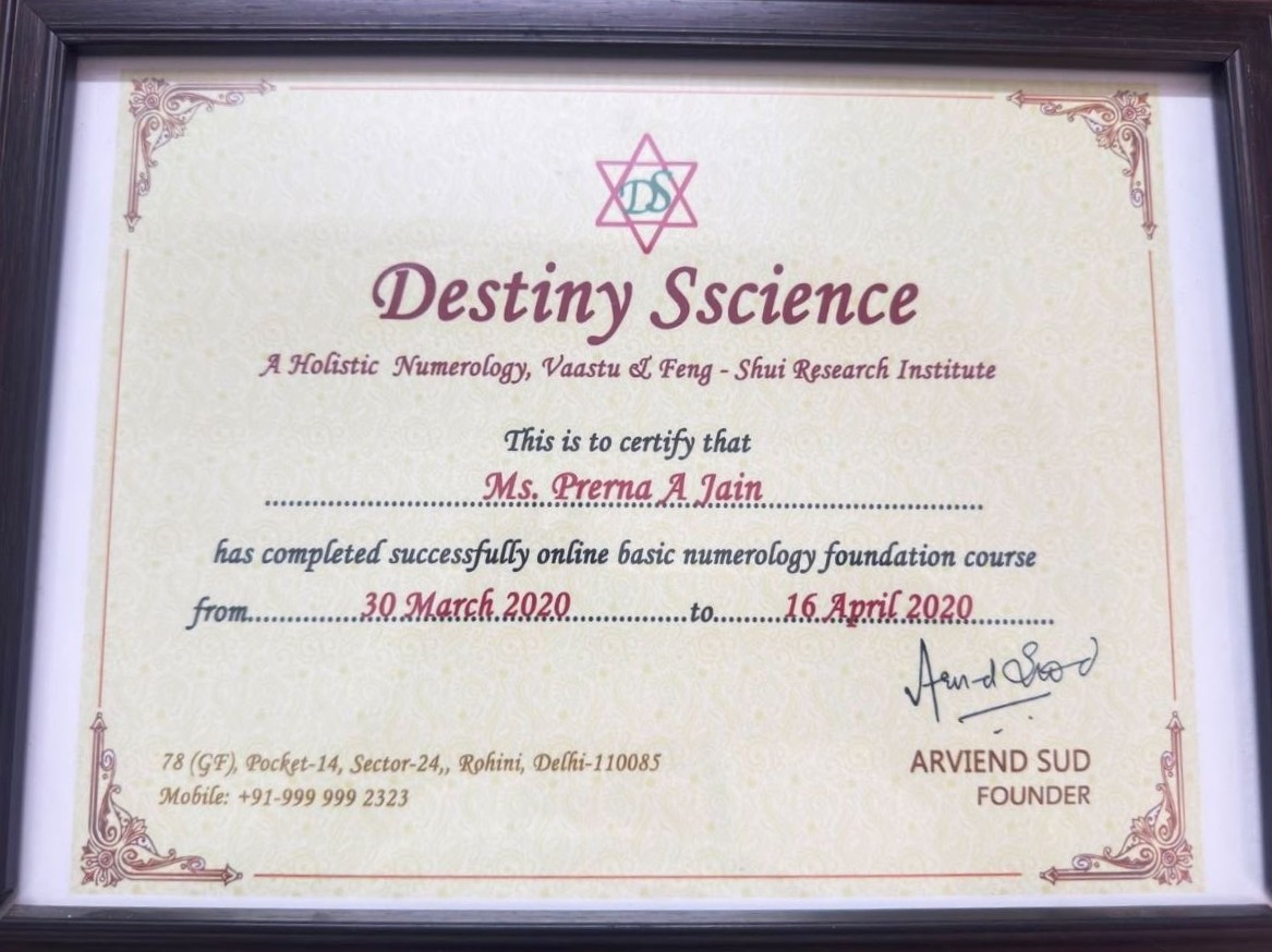 Certificate of Participation
